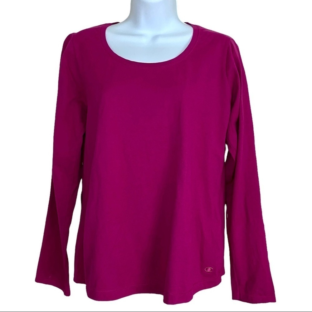 Champion Barbie Pink Cotton Long Sleeve Tee Shirt Medium